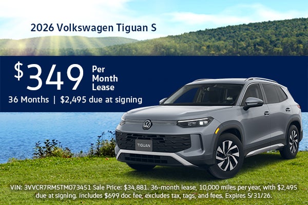 2026 VW Tiguan 2.0 S