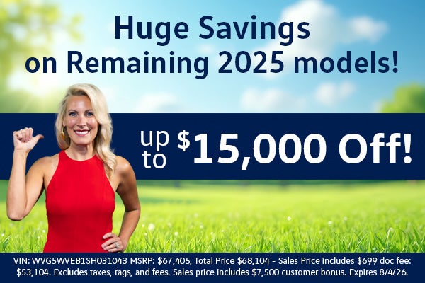 Save up to $15,000 off!!